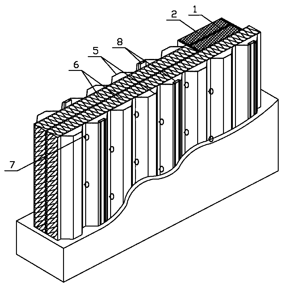 Steel-concrete frame structure, wall body structure and passive house