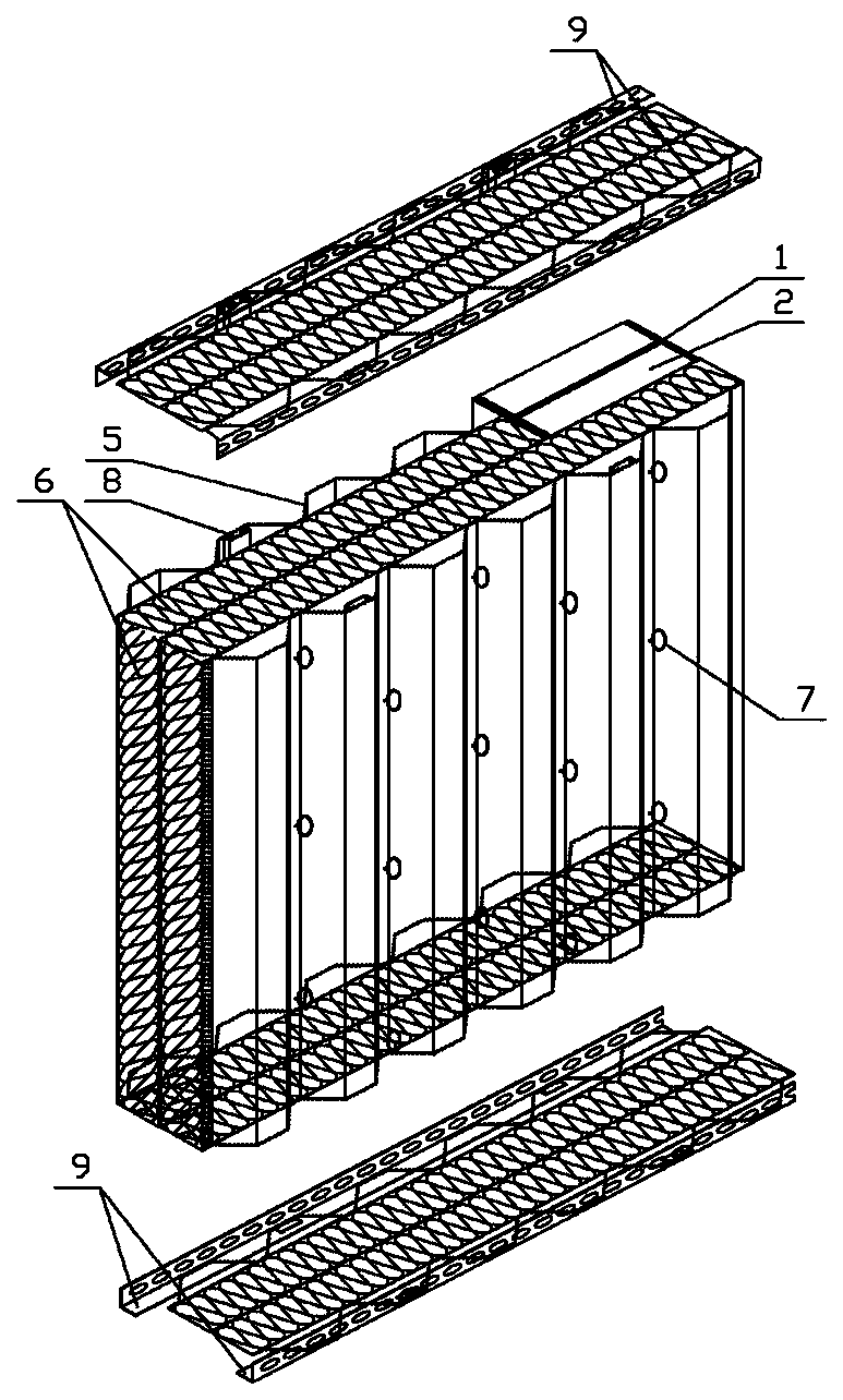 Steel-concrete frame structure, wall body structure and passive house