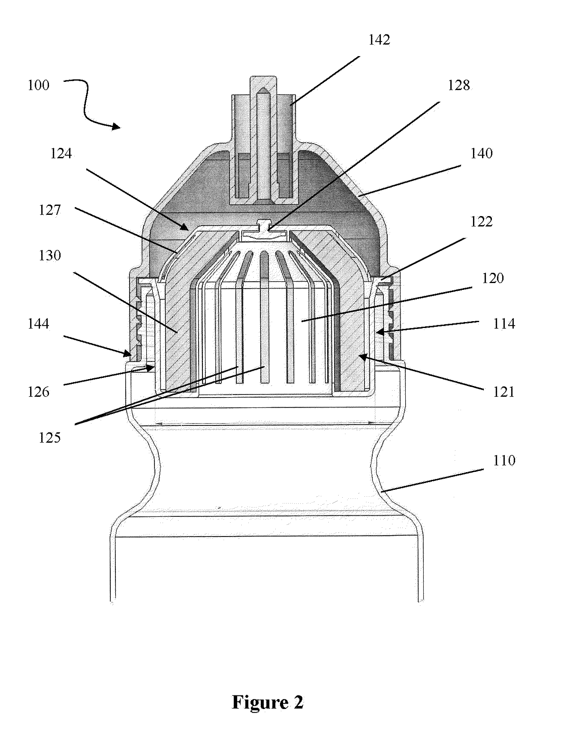 Multi-Compartment Water Purification Bottle Having a Replaceable Filter