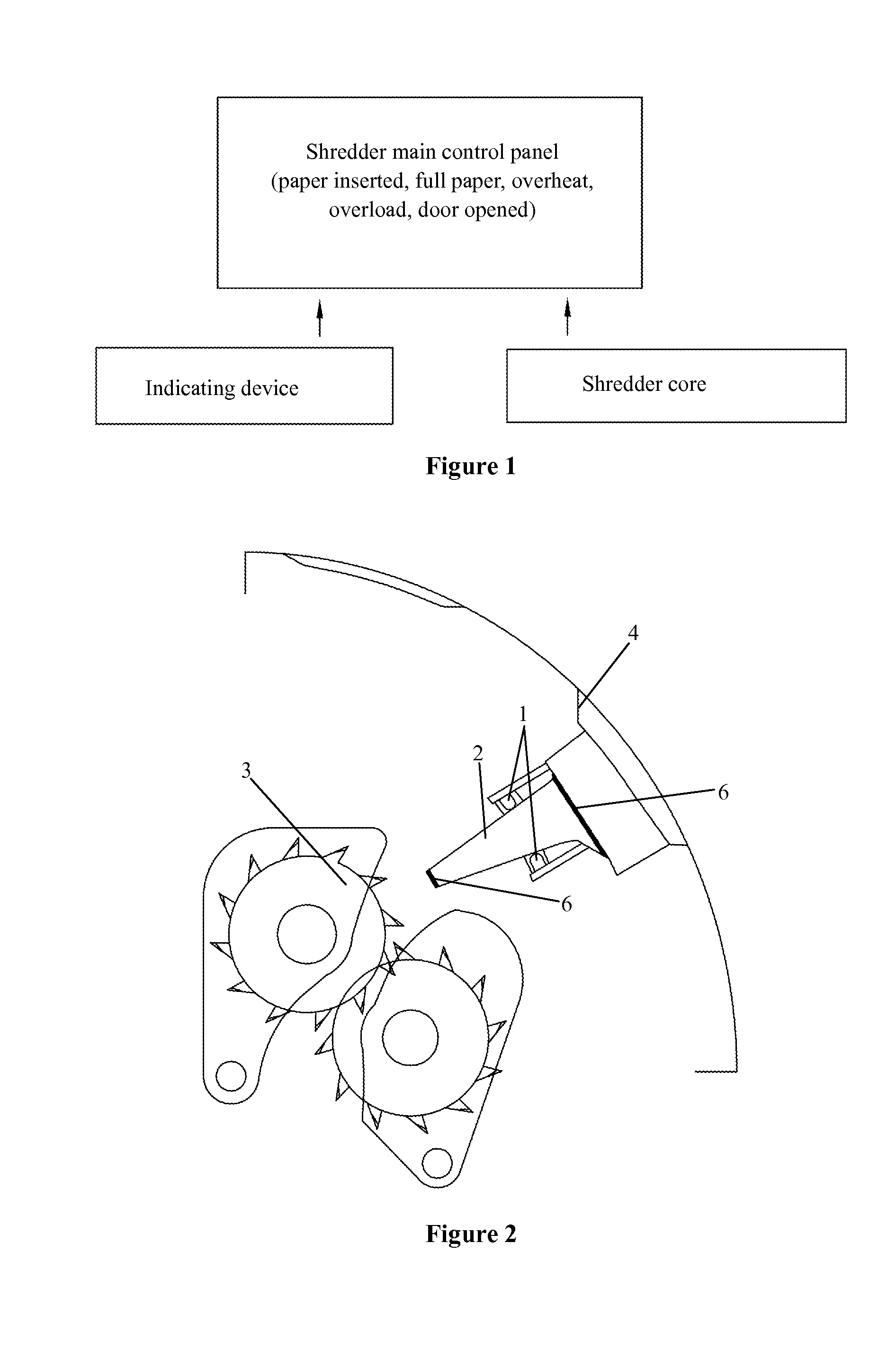 Type protection device for shredders