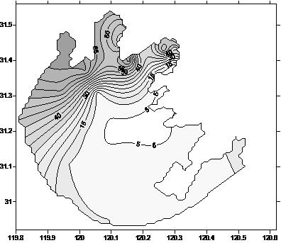 Method for forecasting blue-green algae water bloom in large-scale shallow lake within 72 hours