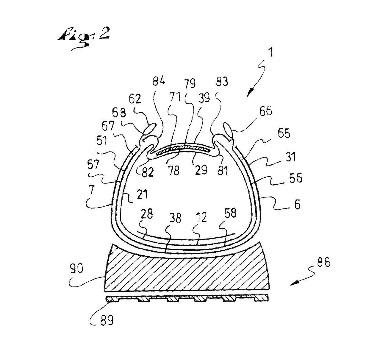 Article of footwear with improved structure