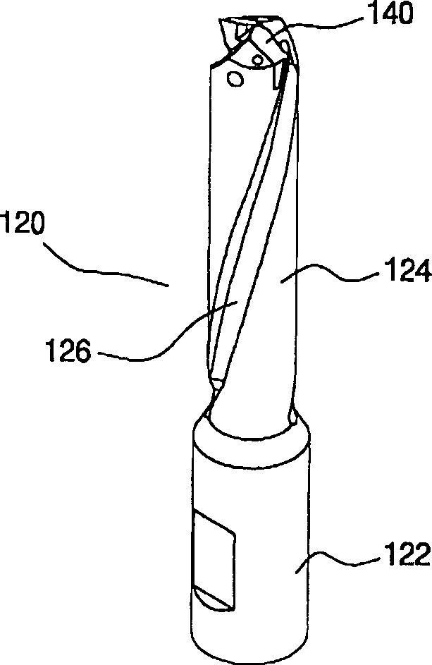 Drill bit water combined integrate inserts