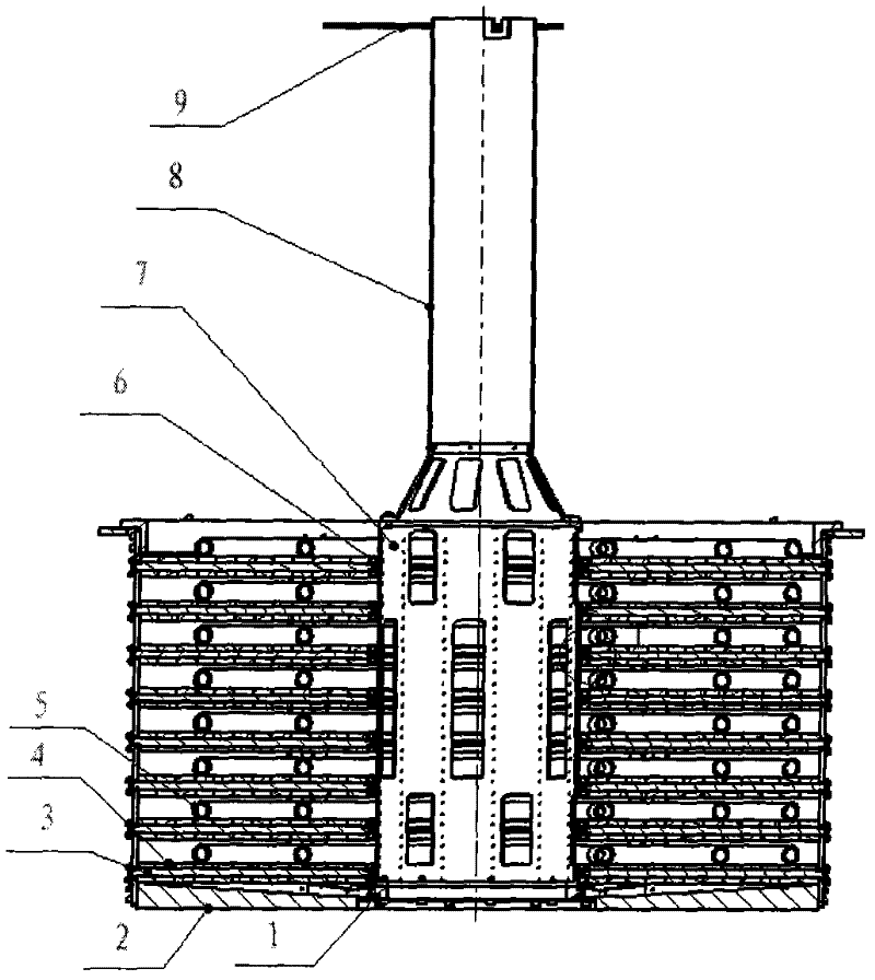 Direction line winding mechanism for telescope