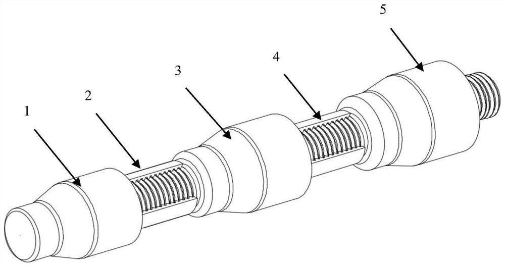 A multi-stage cold extrusion strengthening device and its application method