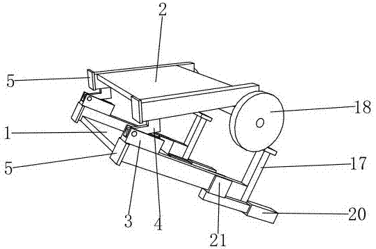 Foldable handcart