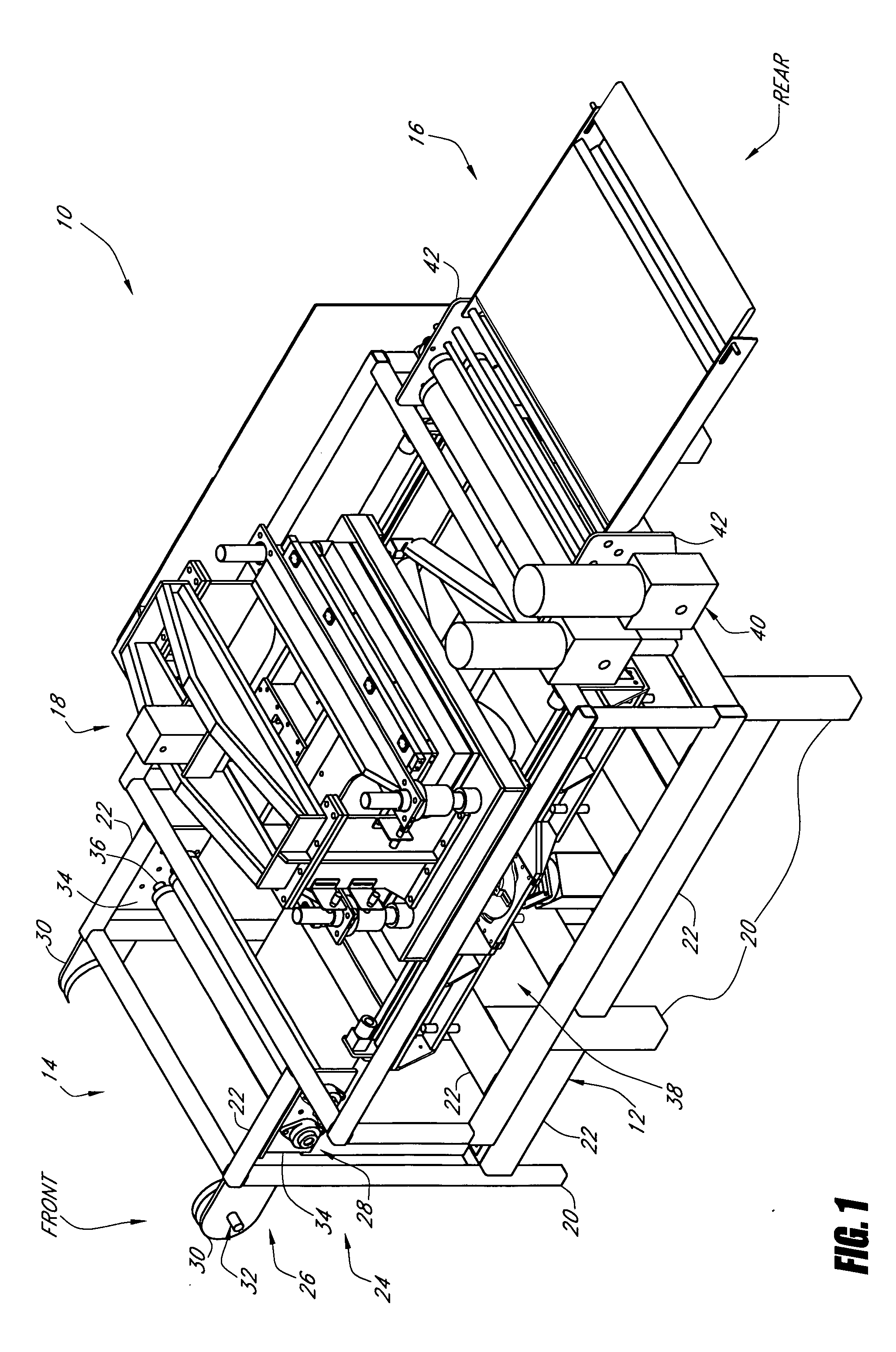 Moving head dough press