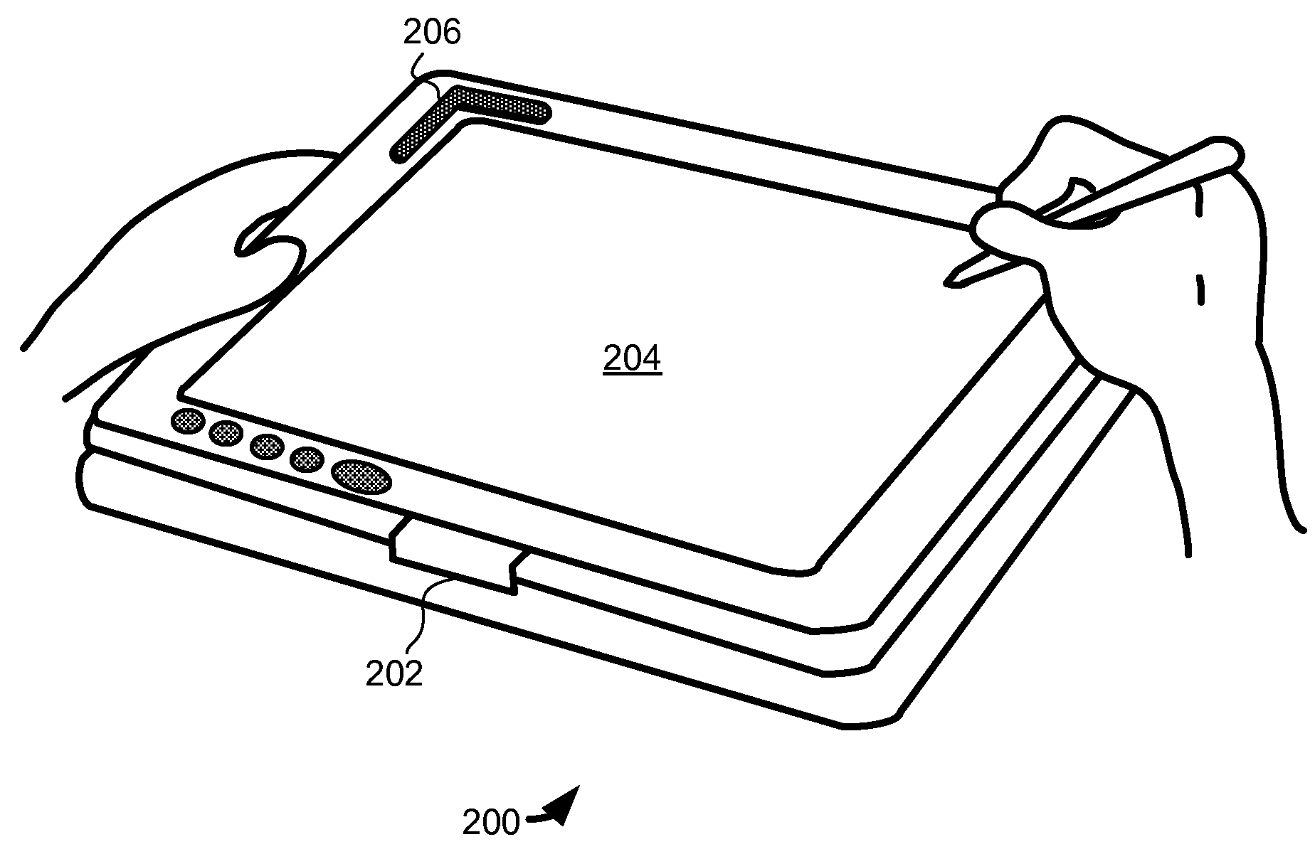 Proximity sensor and method for indicating a display orientation change