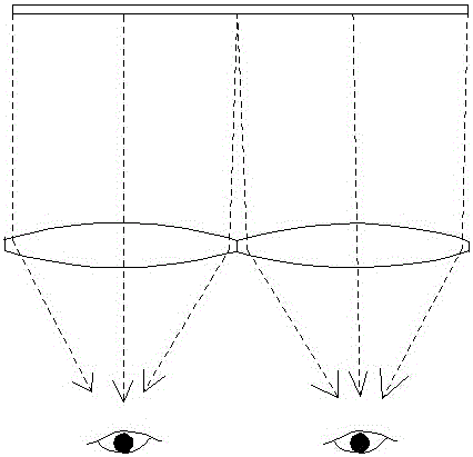 Recess reflecting amplification type augmented reality three-dimensional glasses