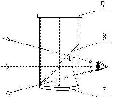 Recess reflecting amplification type augmented reality three-dimensional glasses