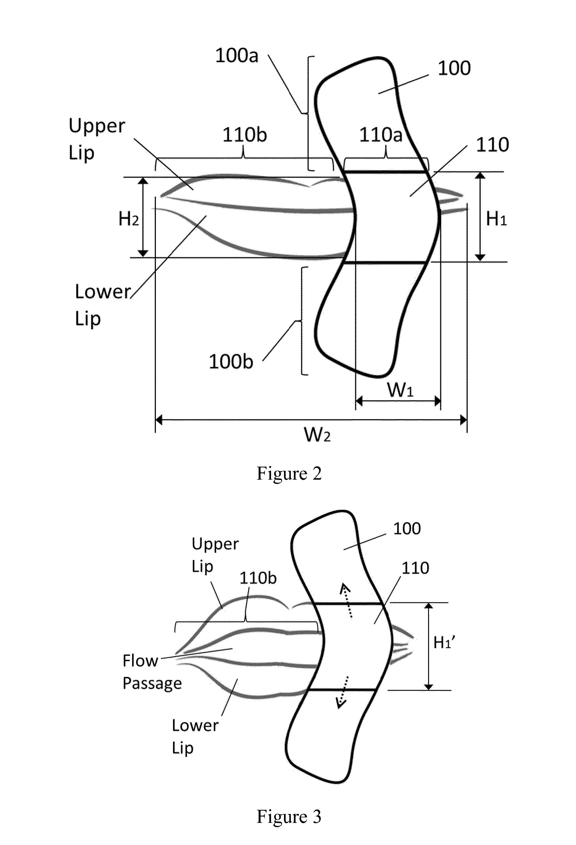 Adhesive strip with non-adhesive band and method to reduce mouth breathing using the same