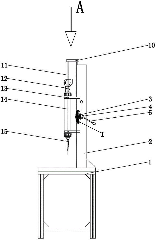 Gluing device