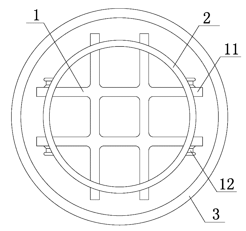 Method and tool for reducing deformation in large-scale thin-wall cylindrical forging heat treatment