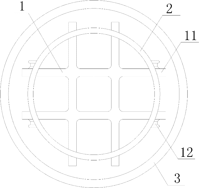 Method and tool for reducing deformation in large-scale thin-wall cylindrical forging heat treatment