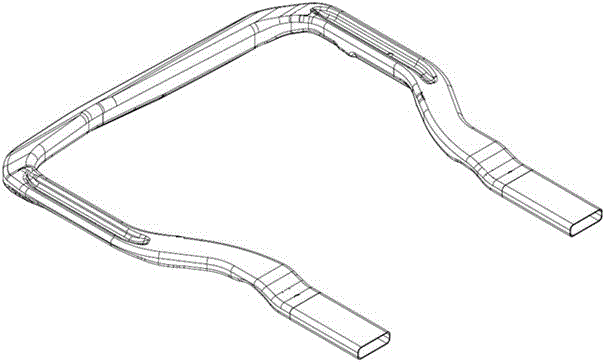 Car auxiliary frame and forming method