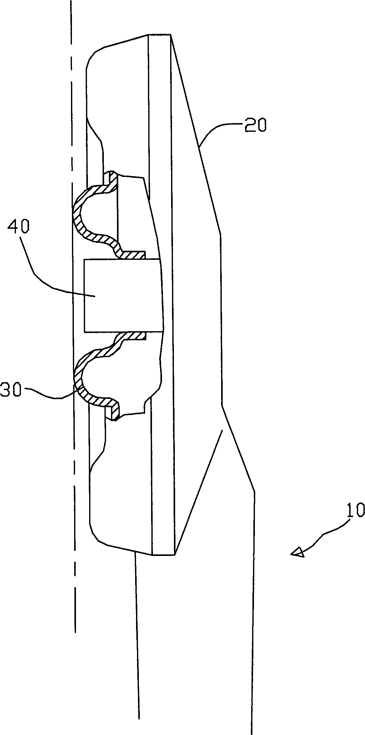 Contacting electronic stethoscope capable of avoiding noise interference