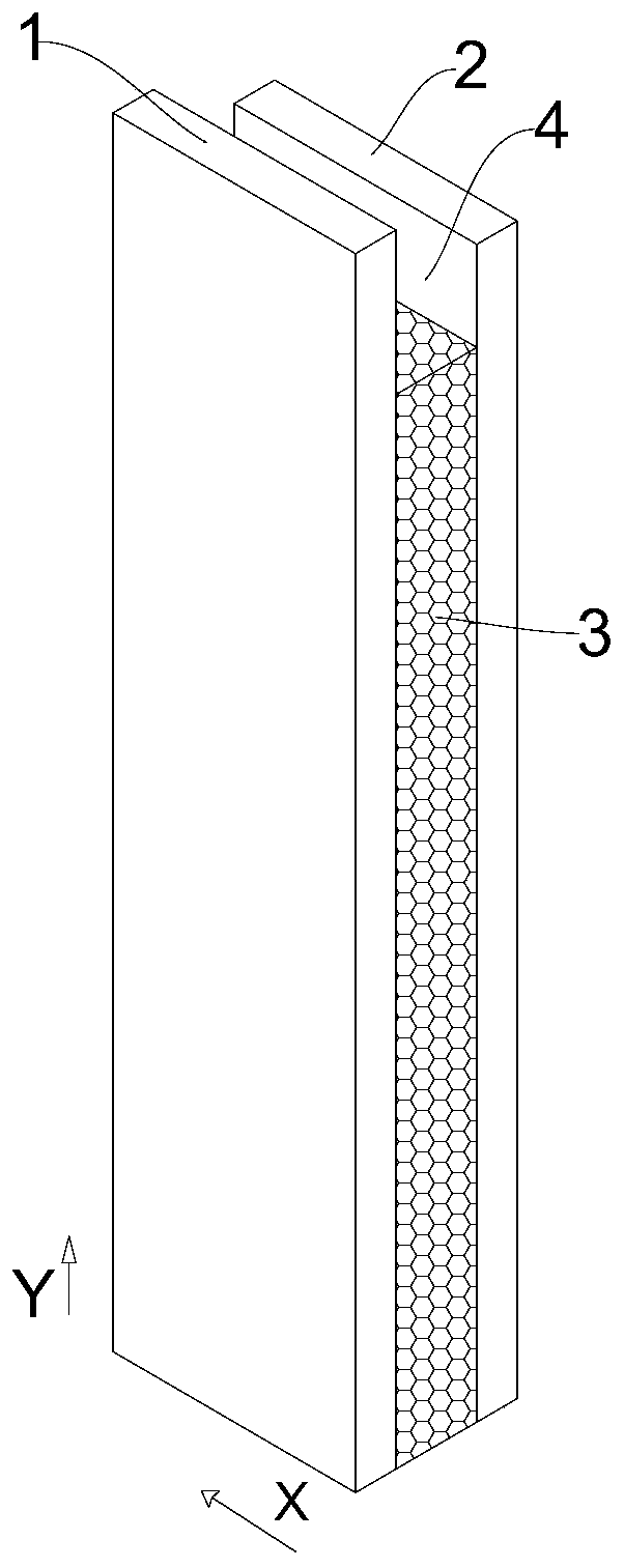 Square pillar structure and house