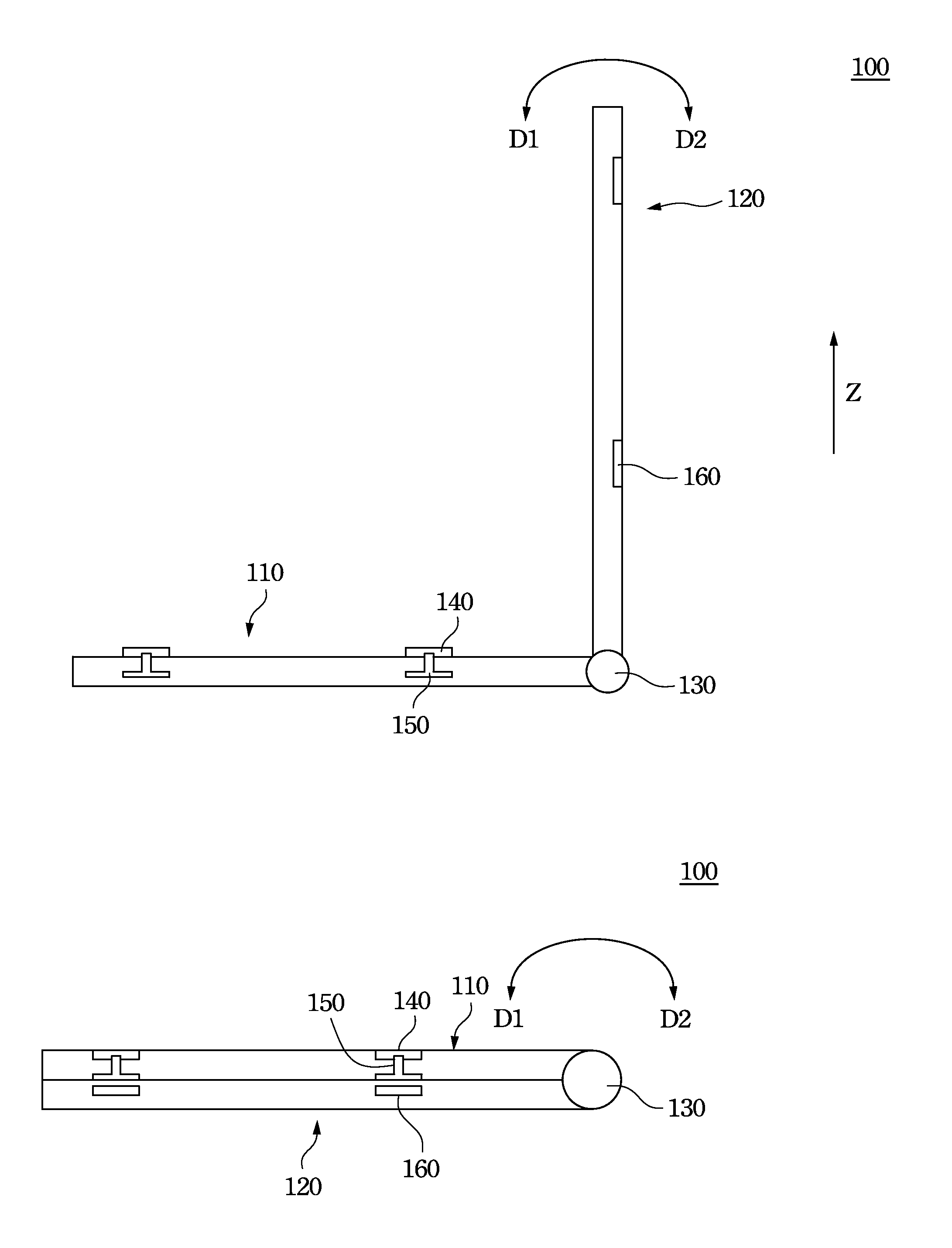 Foldable electric device