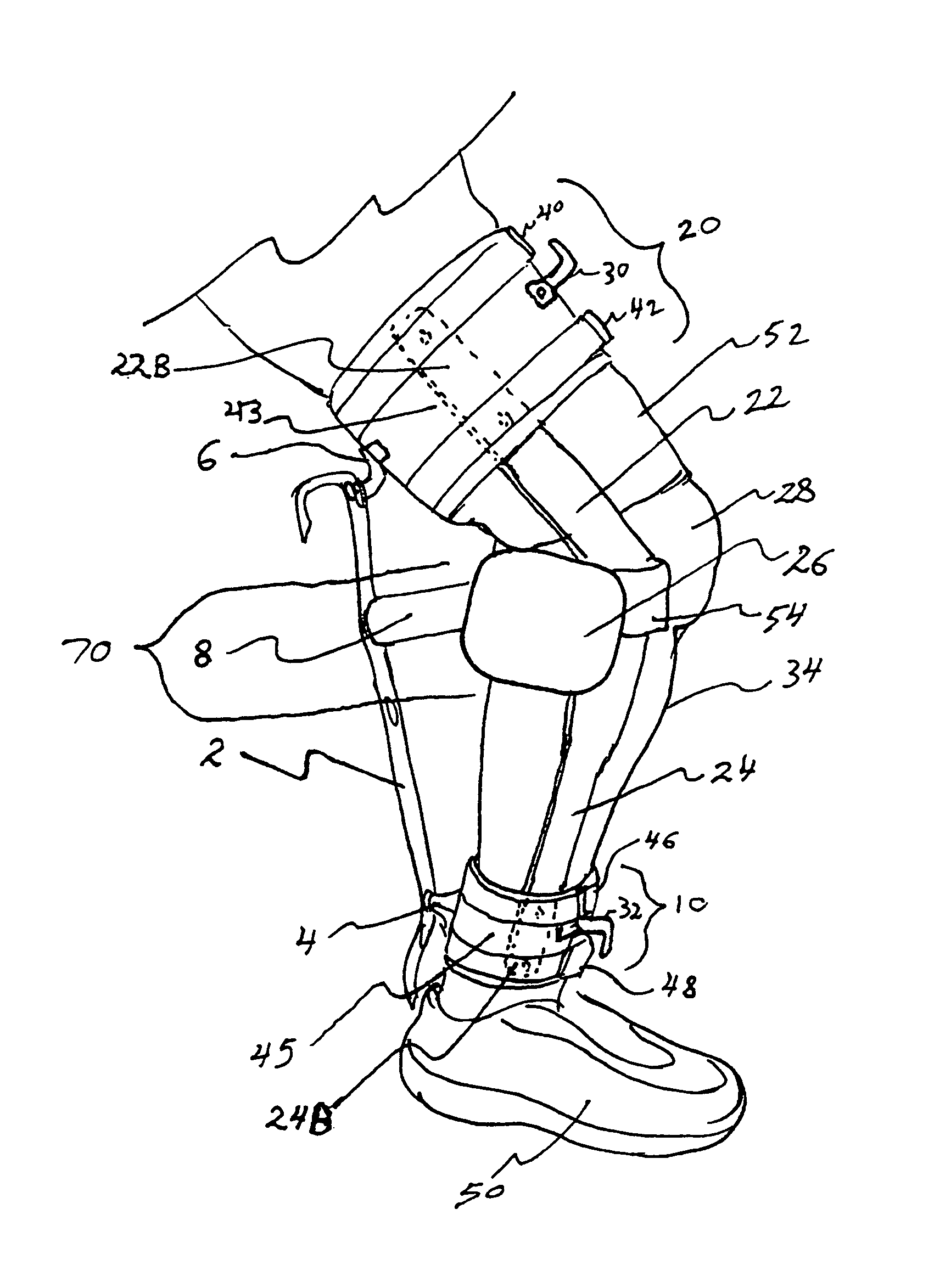 Knee rehabilitation exercise device