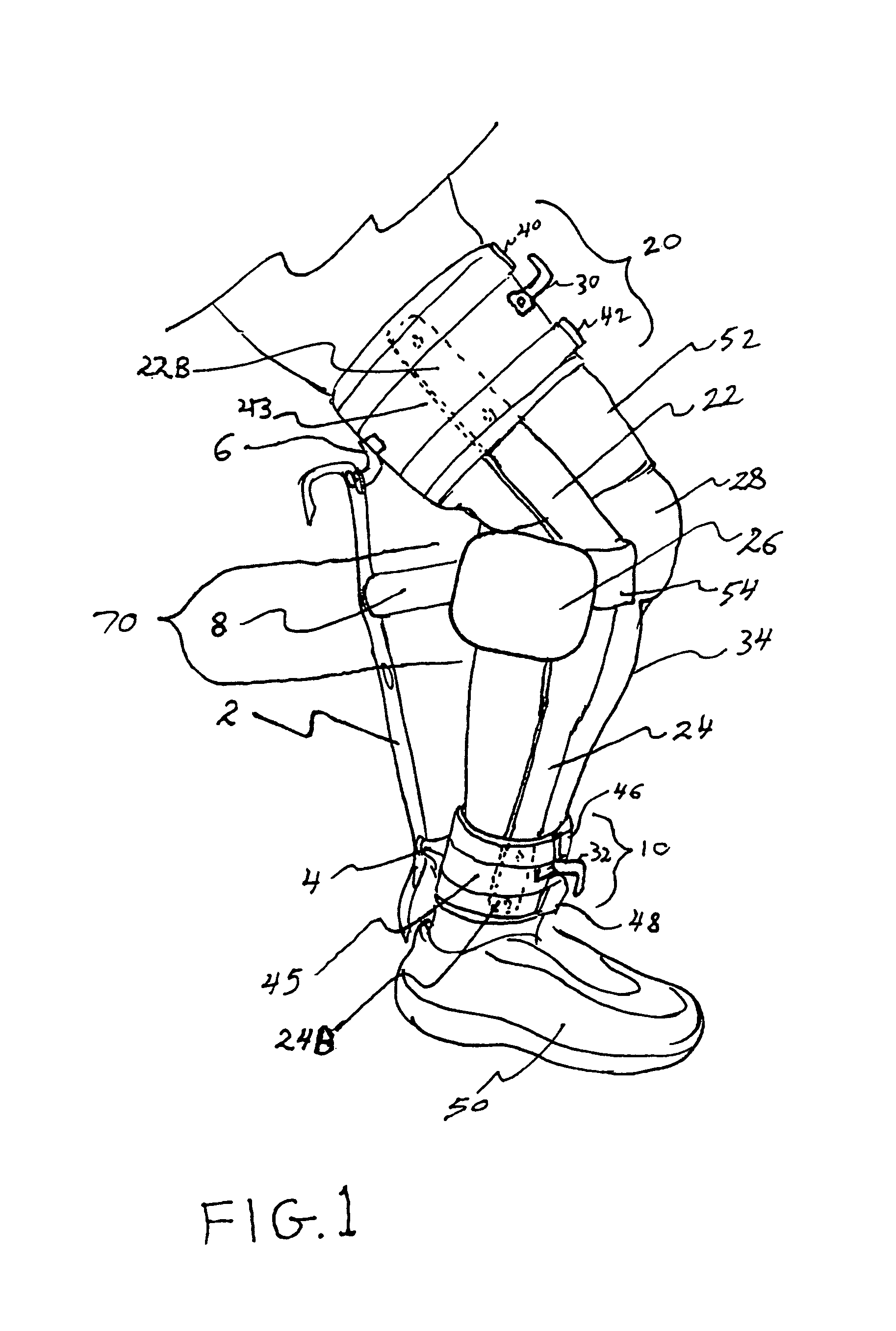 Knee rehabilitation exercise device