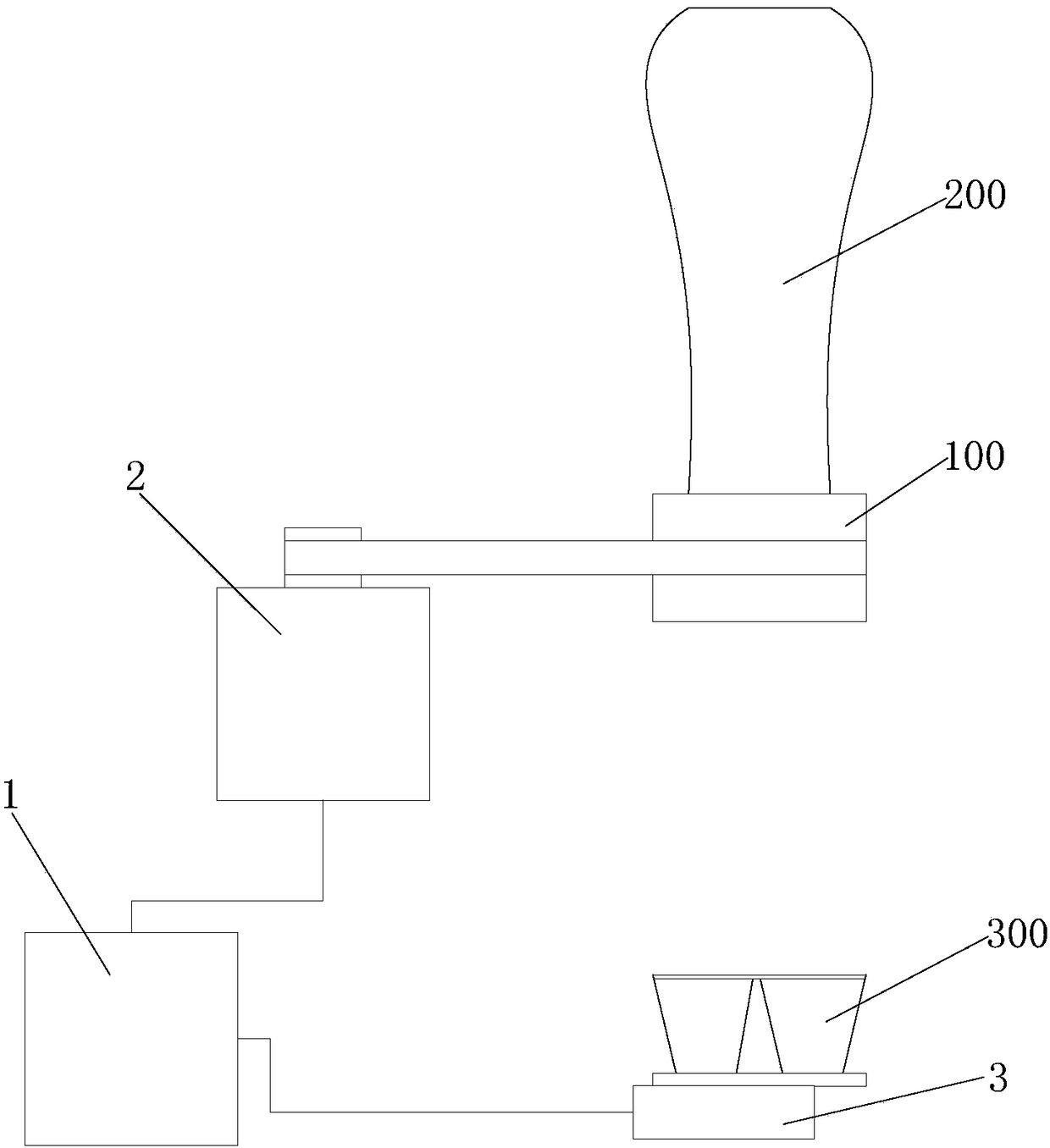 Medicine feeding machine control system