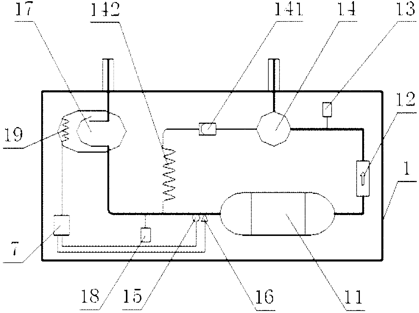 Frostless air handling unit and proportion-integration-differential control method thereof