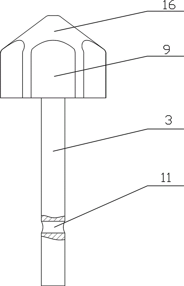 Arrow-shaped check valve