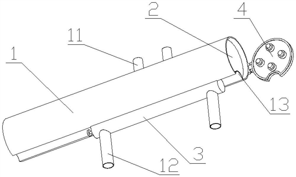 A negative pressure filter system