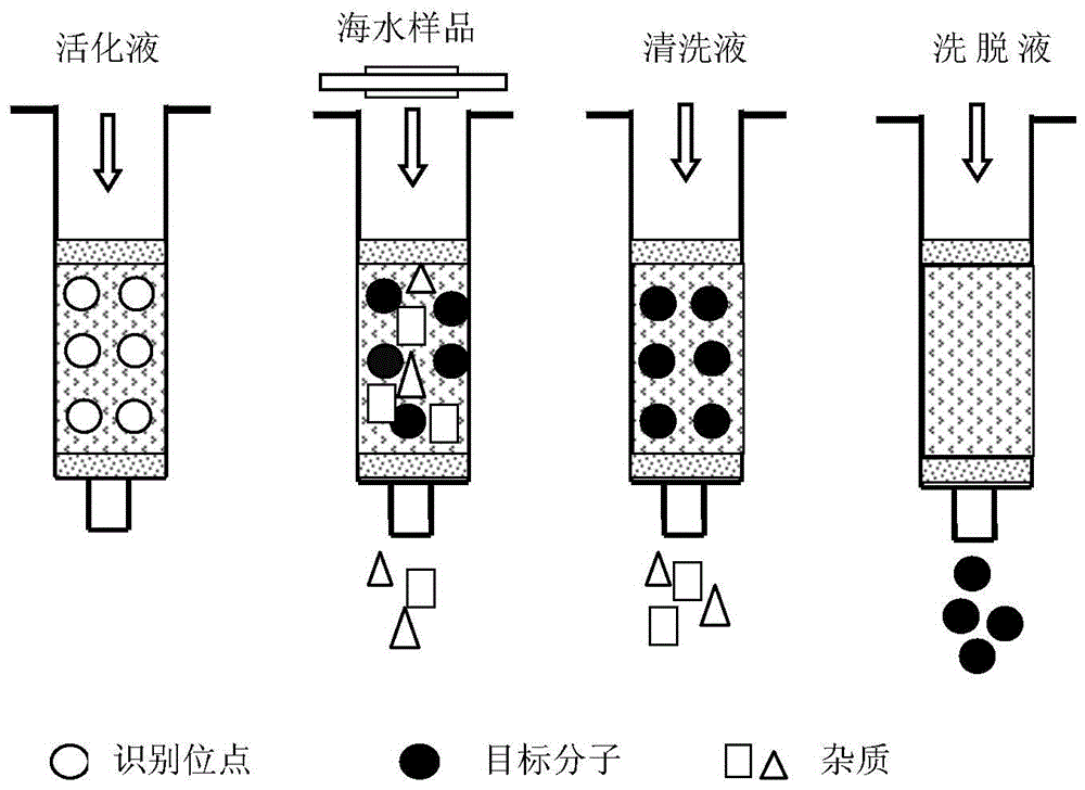 A method for detecting organic pollutants by combining molecular imprinted solid phase extraction technology-potential method