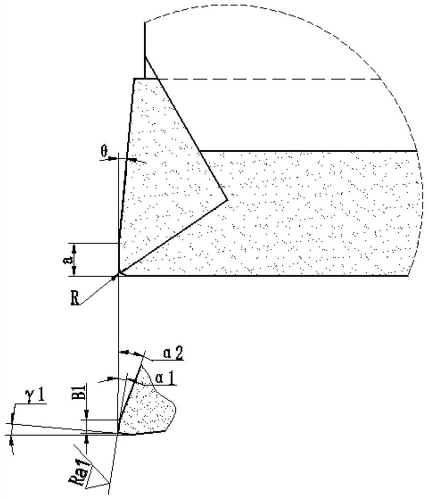 Precise long-short-blade PCBN small-helix-angle vertical milling cutter for machining thin-walled workpieces and machining method