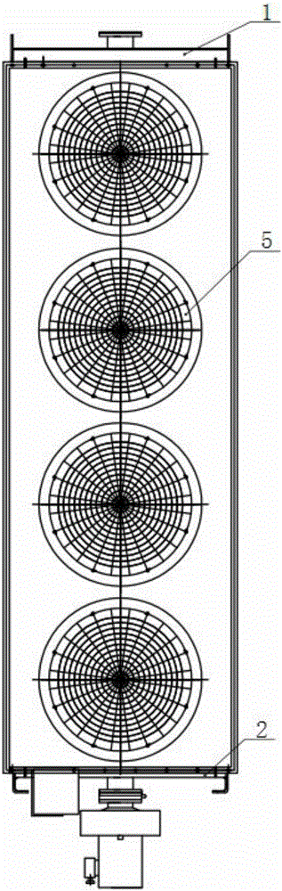 High-capacity forced-oil circulation air cooler