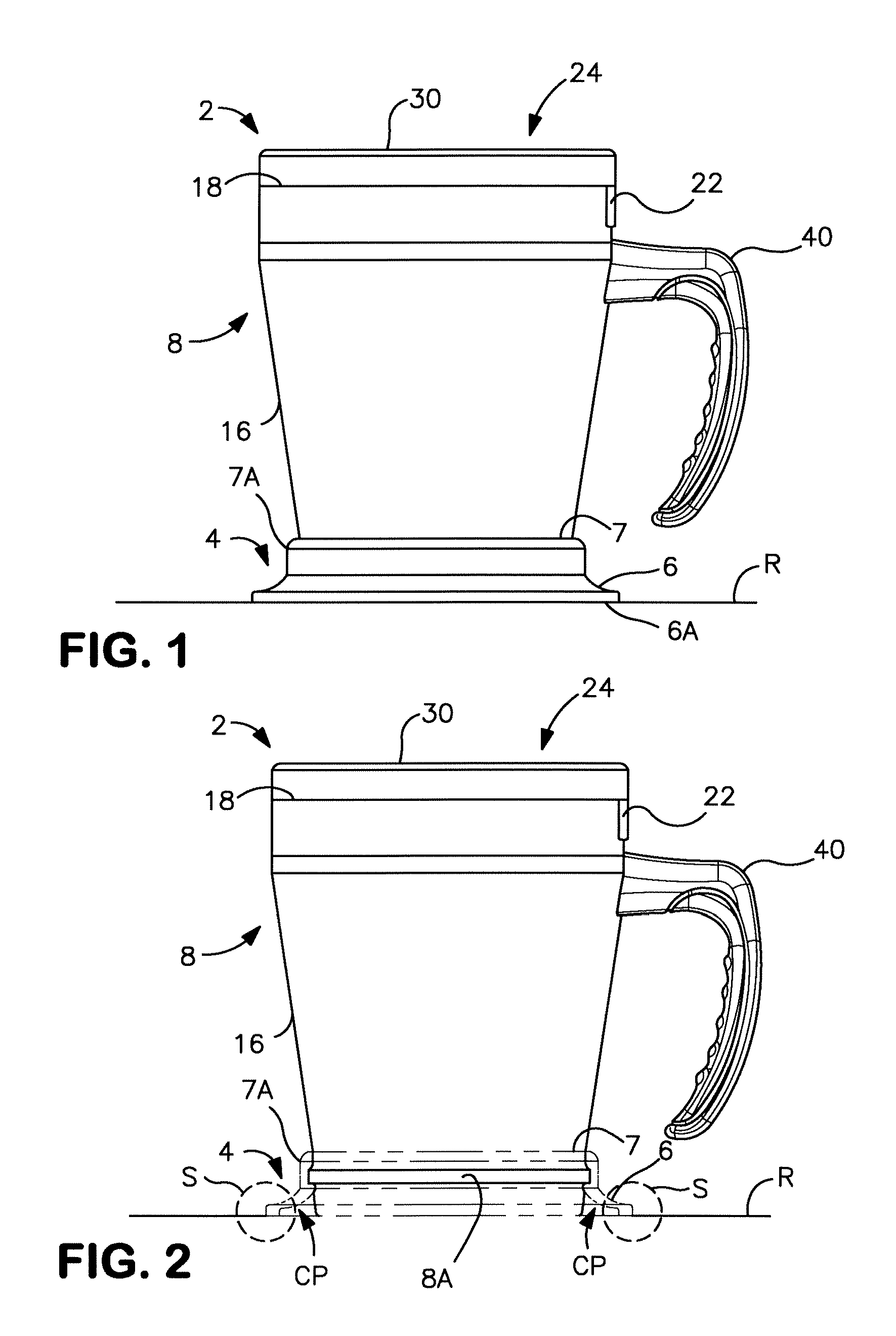 Self-anchoring beverage container with directional release and attachment capability