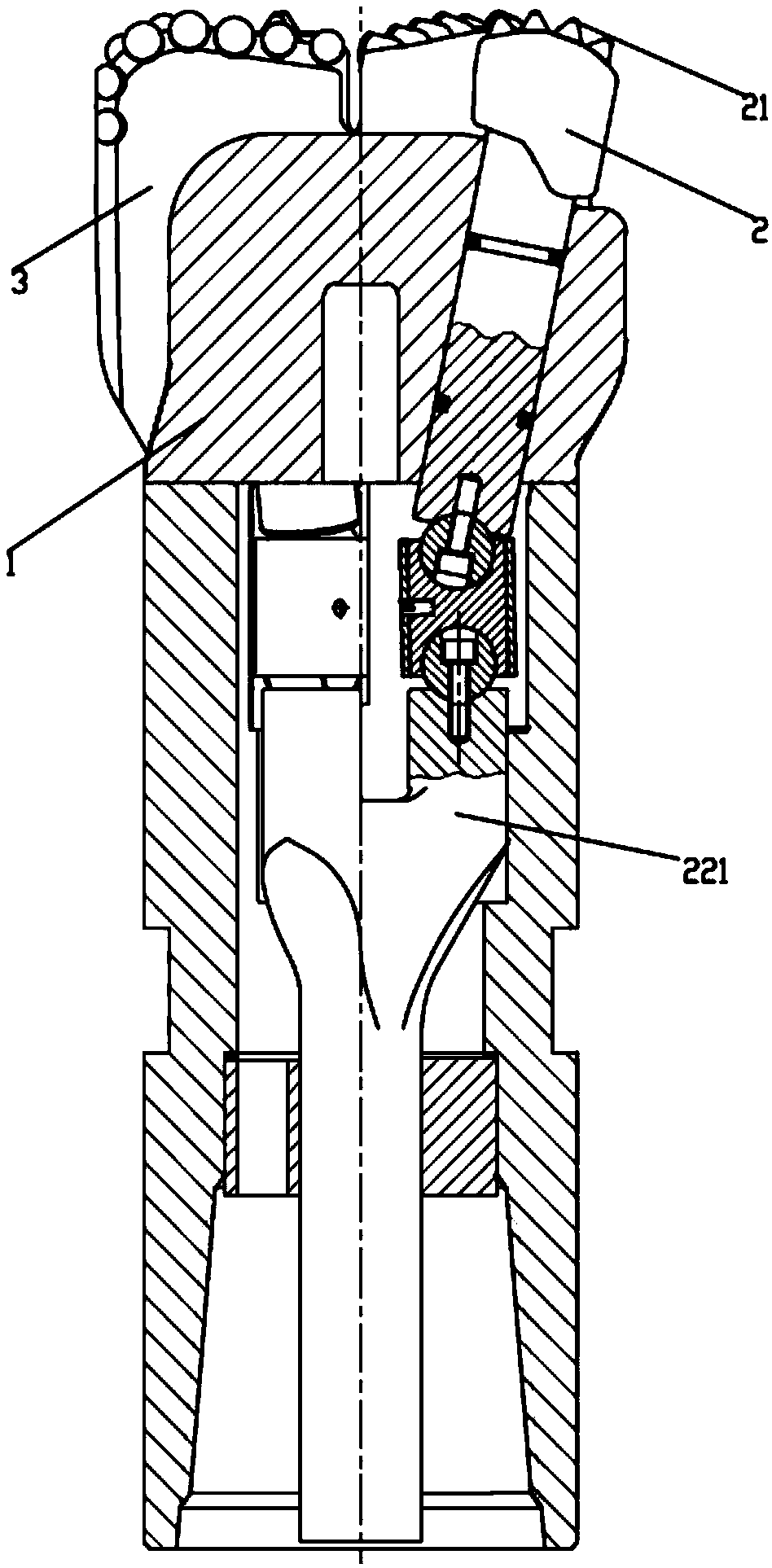 A Punching Composite Drill Bit Suitable for Difficult-Drilling Formation