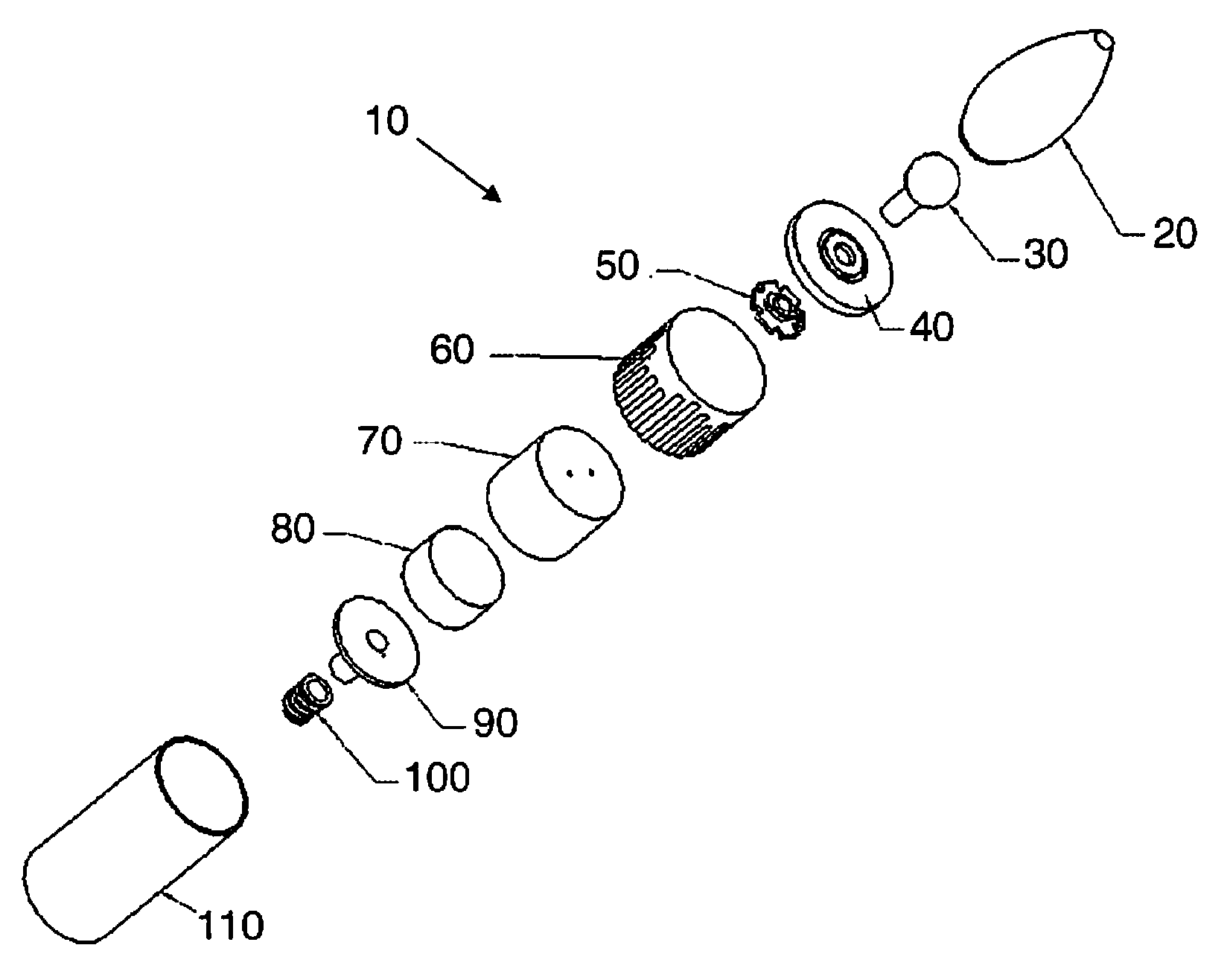 Light emitting diode-based lamp having a volume scattering element