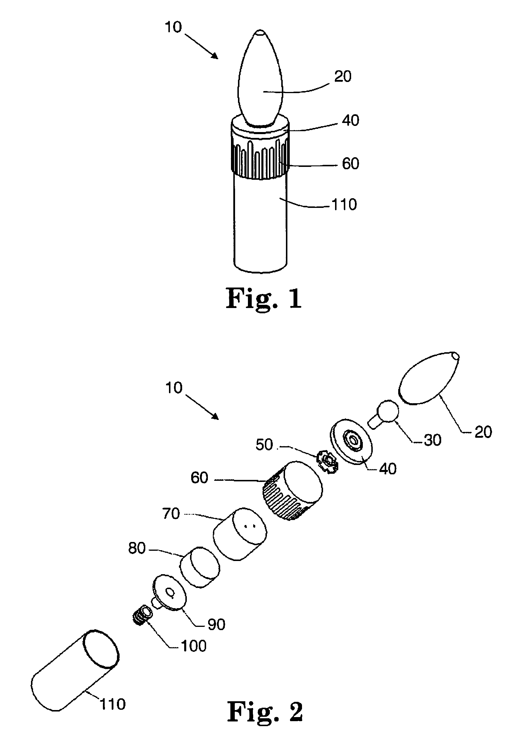 Light emitting diode-based lamp having a volume scattering element