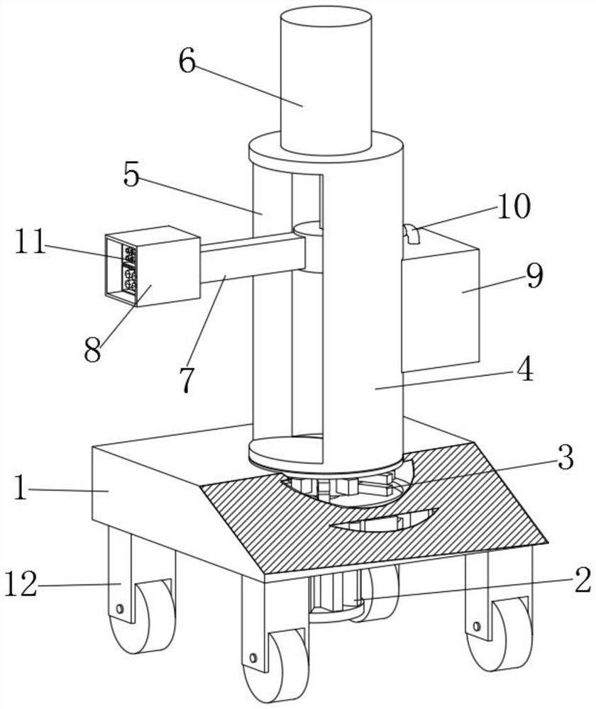 Aluminum profile surface powder spraying uniformity control device and control method