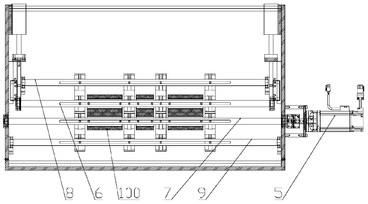 An automatic film tearing machine for film removal of light guide plate