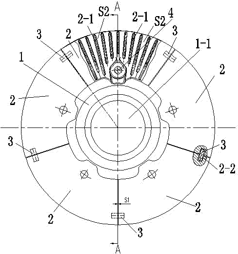 Split-type brake disc