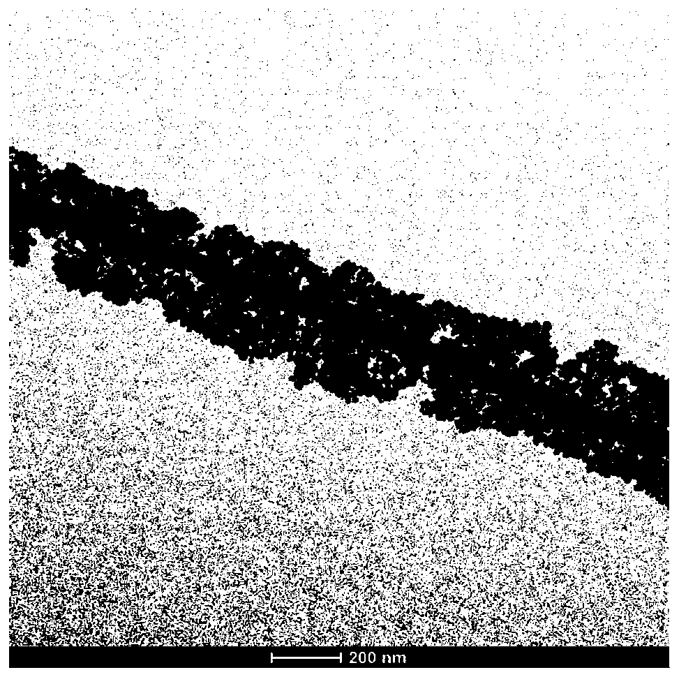 A narrow-band microwave response material and its preparation method