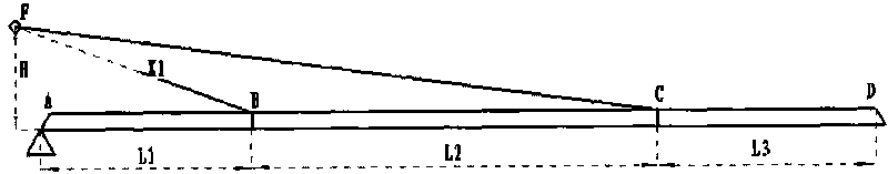 Method for acquiring evaluation point stress time domain value by utilizing tower crane operating data