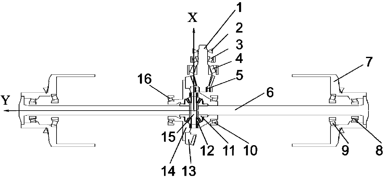 Drive axle dynamic characteristic computing method considering input torque changing