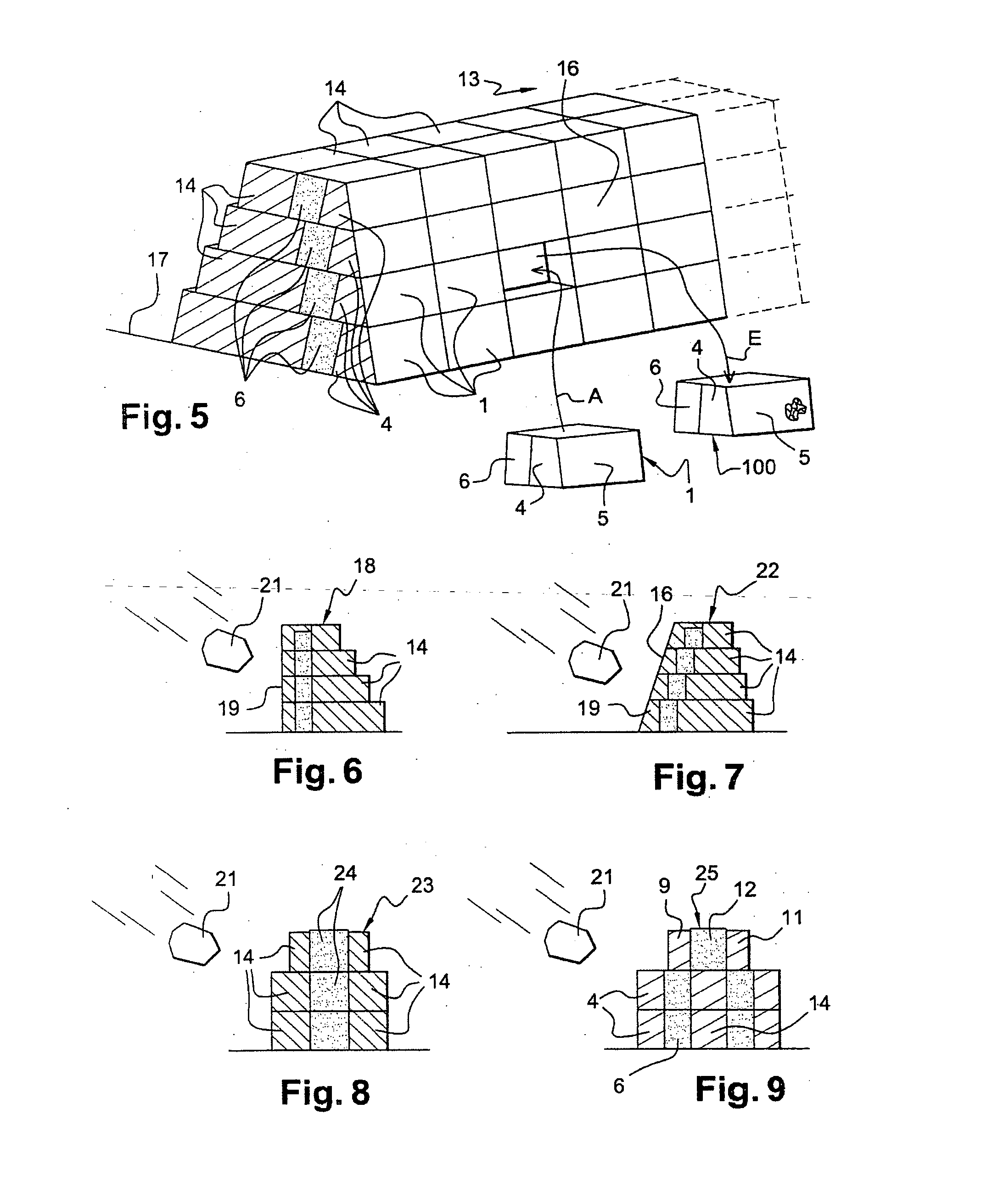 Civil engineering structure, individual construction element and method for reinforcing such a structure