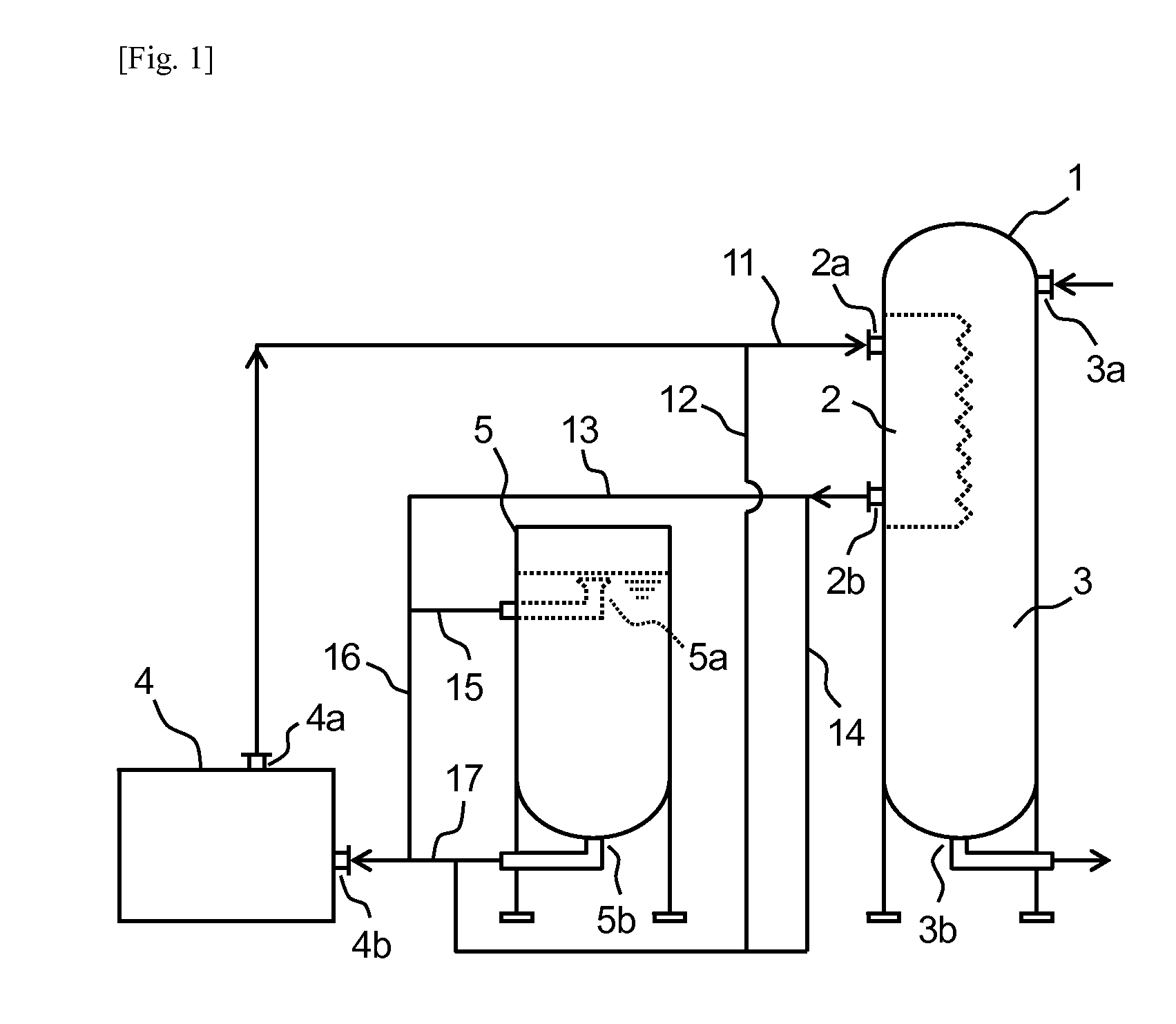 Process for producing (METH)acrylic acid and crystallization system