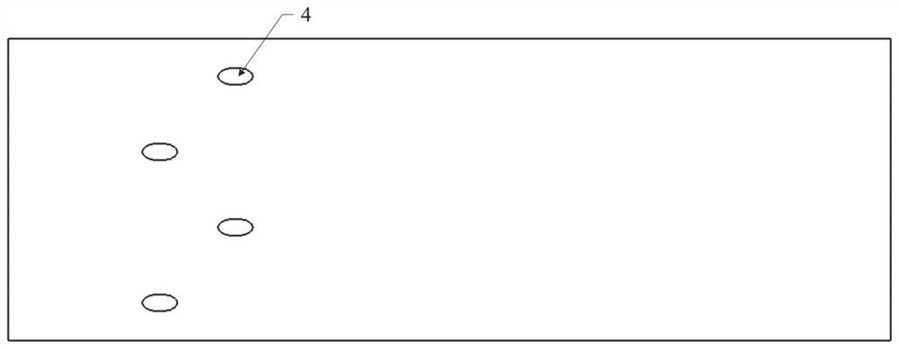 Array impact structure based on circular truncated cone and cylindrical protrusion