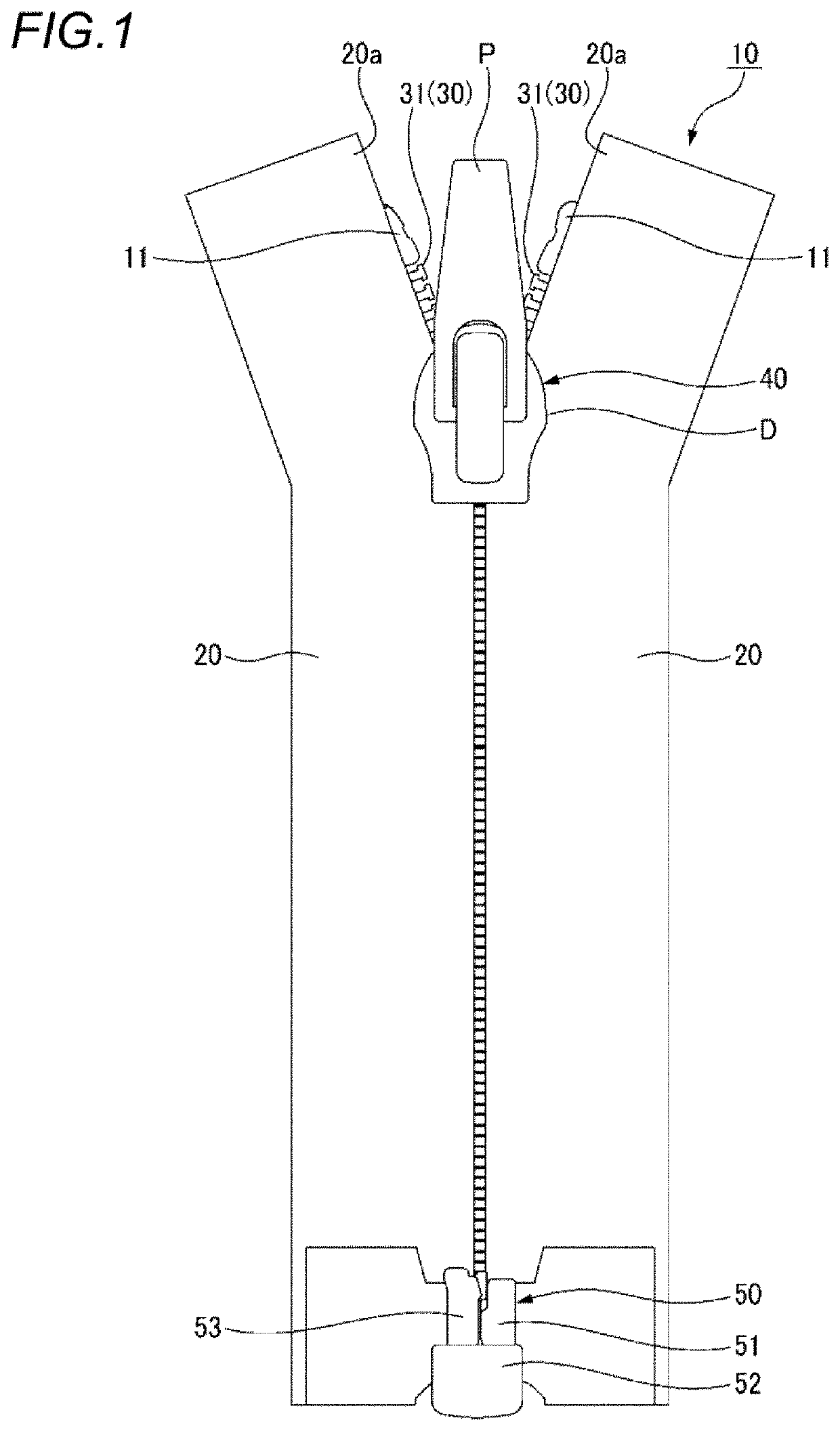 Slide fastener