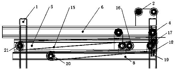 Mounting method for camera of picking machine and telescoping mechanism of camera