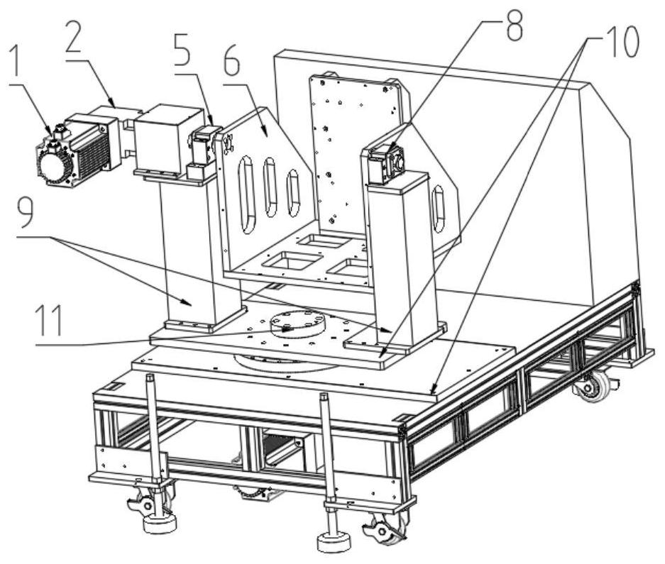 Calibration turntable special for spectrograph