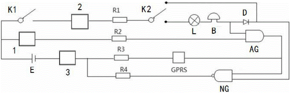 Ladder anti-dumping safety system based on angle detection and alarm function