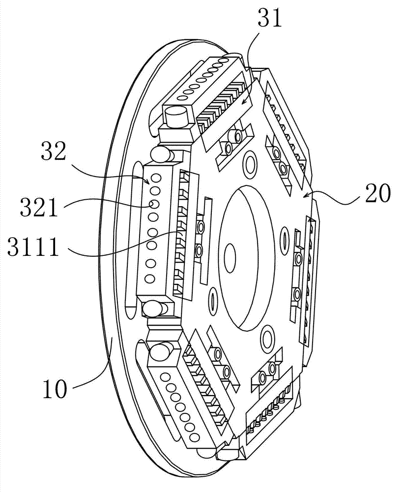 Wear-resistant clamp for grinding optical fiber connector blanks