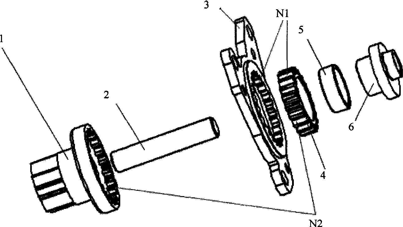 Gear motor for seat regulating means